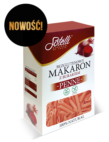 Penne — Bezglutenowy makaron z burakiem