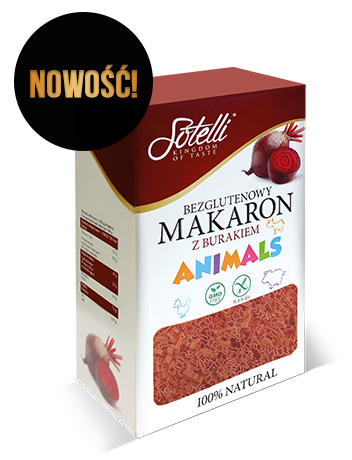 Animals — Bezglutenowy makaron z burakiem