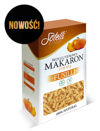 Fusilli — Bezglutenowy makaron z dynią