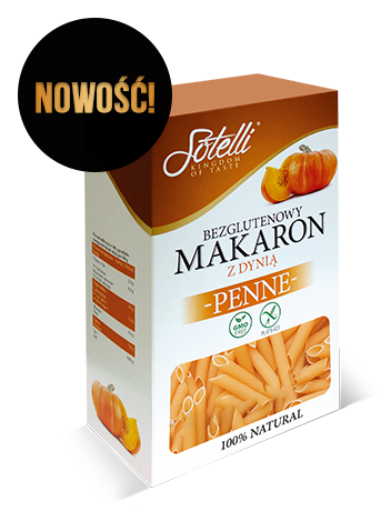 Penne — Bezglutenowy makaron z dynią