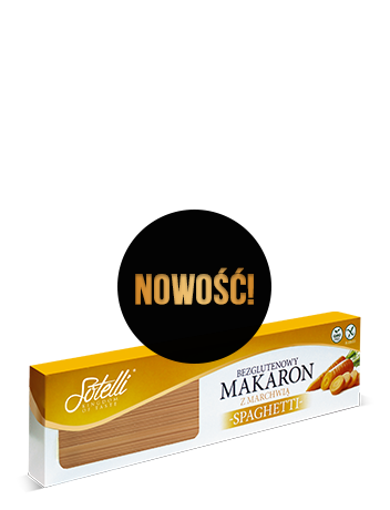 Spaghetti — Bezglutenowy makaron z marchewką