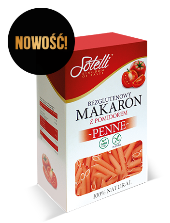 Penne — Bezglutenowy makaron z pomidorem