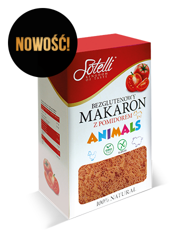 Animals — Bezglutenowy makaron z pomidorem